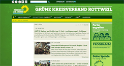 Desktop Screenshot of gruene-rottweil.de